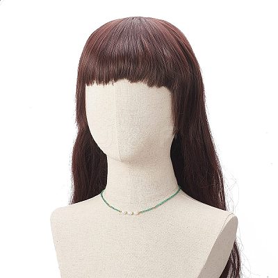 7Pcs 7 Colors Natural Pearl & Glass Seed Beaded Necklaces Set for Women NJEW-JN04184-1