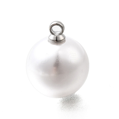 ABS Plastic Imitation Pearl Pendants FIND-H052-01G-04P-1