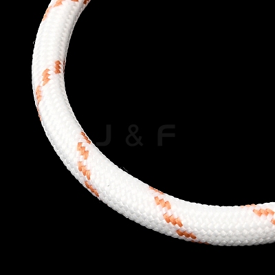 Braided Round Polyester Cord Bracelet Makings FB-CBAEDA0-01G-26-1
