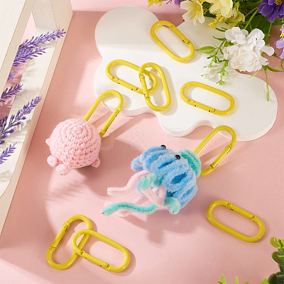 10Pcs Alloy Spring Gate Rings FIND-TA0009-25H-1