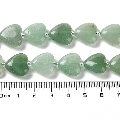 Natural Green Aventurine Beads Strands G-E614-A15-01-1