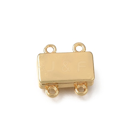 2-Strands Brass Magnetic Clasps KK-CBA9C94-01A-G-1