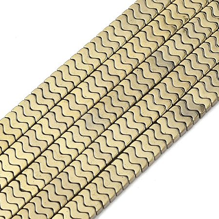 Electroplated Synthetic Non-magnetic Hematite Beads Strands G-A263-I01-01B-1