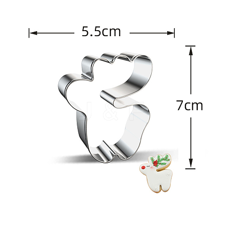 430 Stainless Steel Cookie Cutters BAKE-PW0007-010M-1