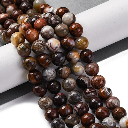 Natural Mexico Crazy Agate Beads Strands X-G-L615-A01-02-1