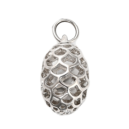 Hollow Brass Pendants KK-L229-003P-1