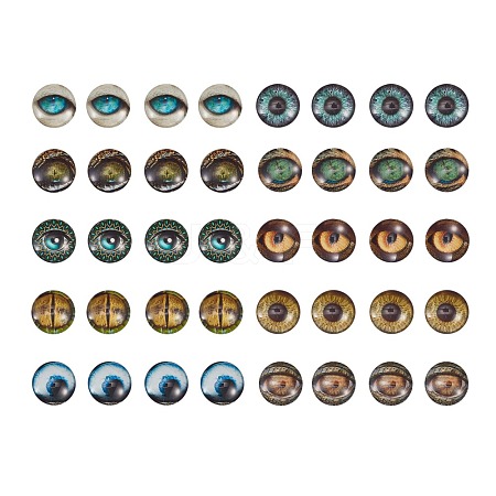 Glass Cabochons GLAA-SZ0001-03-1