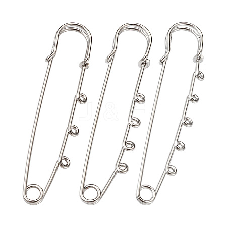 45Pcs 3 Style Stainless Steel Safety Pins STAS-TA0001-31-1