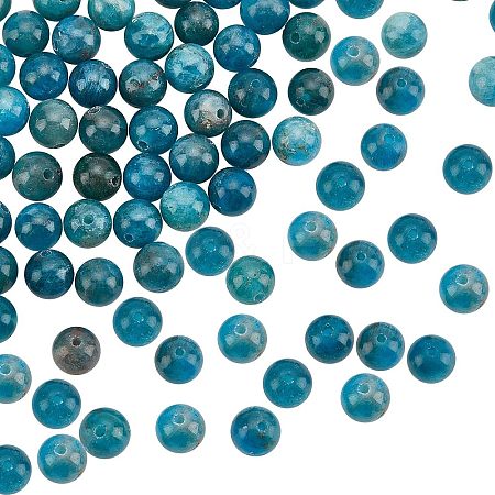 Natural Apatite Beads Strands G-OC0002-60A-1
