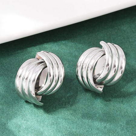 304 Stainless Steel Stud Earrings EJEW-S265-04P-1