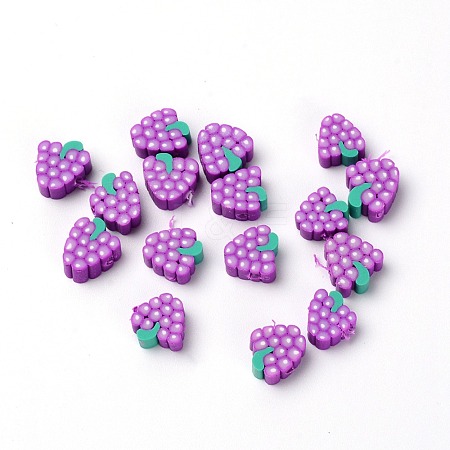 Handmade Polymer Clay Beads CLAY-WH0004-02-1