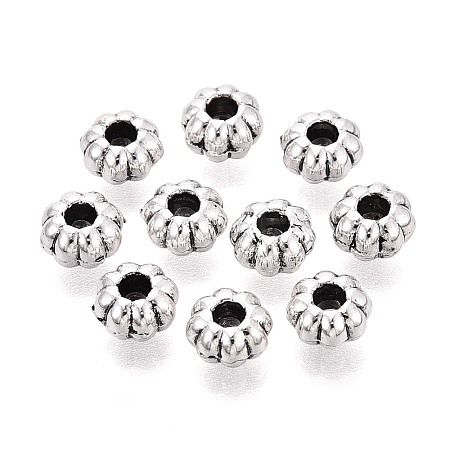Tibetan Style Alloy Spacer Beads PALLOY-N187-07AS-1