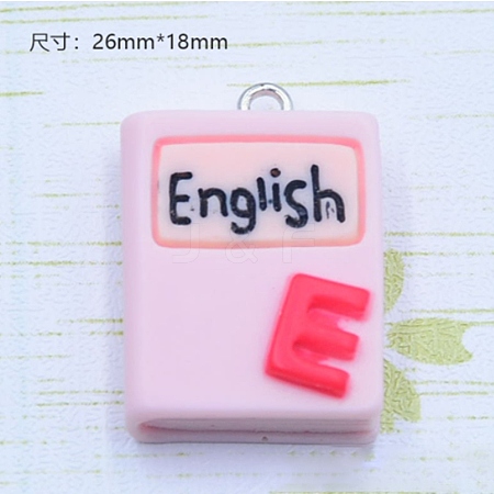 Opaque Resin Pendans RESI-WH0031-01-1