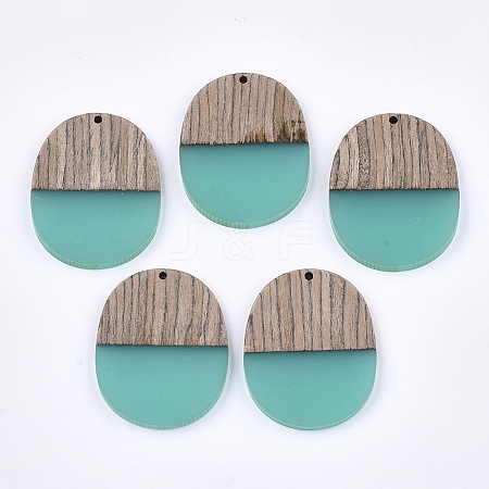 Resin & Wenge Wood Pendants LS-RESI-T023-01H-1
