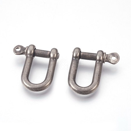 304 Stainless Steel Screw D-Ring Anchor Shackle Clasps STAS-O114-096A-AS-1