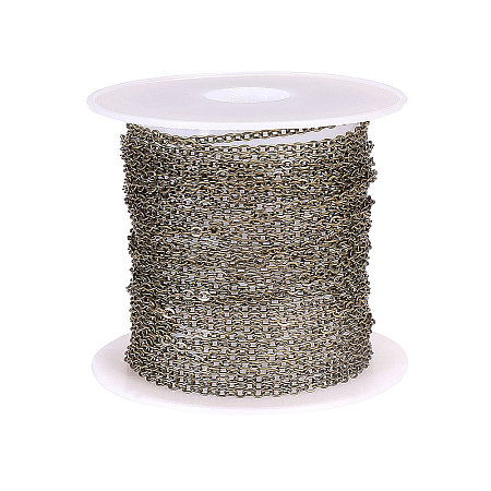 Brass Coated Iron Cable Chains CH-CJ0001-02AB-1