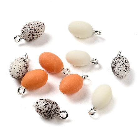 Opaque Resin Pendants X-RESI-F048-01-1