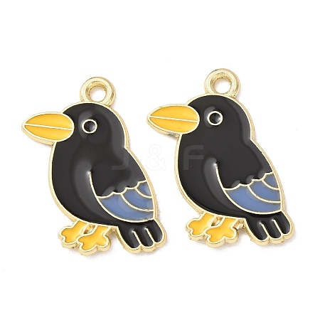 Alloy Enamel Pendants AL-CBA2679-06C-G-1