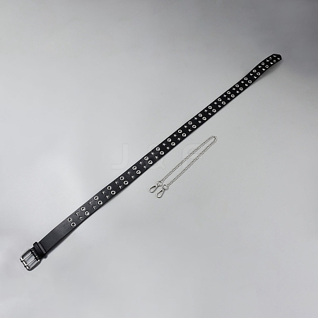 Imitation Leather Alloy Belt Buttons FIND-WH20012-54-1