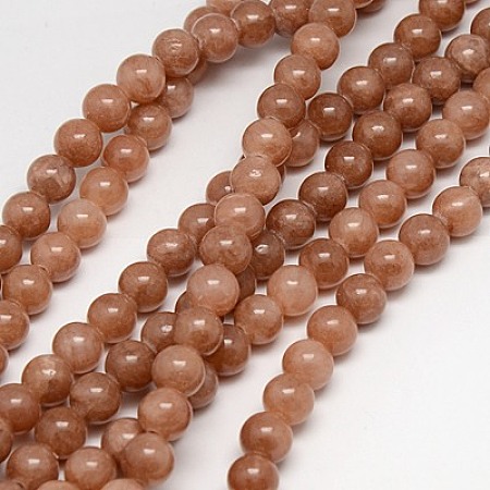 Natural Yellow Jade Beads Strands X-G-G598-4mm-YXS-27-1