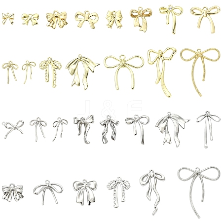 30Pcs 30 Styles Alloy Pendants FIND-YW0012-09-1