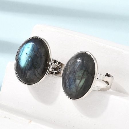 Adjustable Brass Cuff Open Rings for Women GG-CBA7610-09P-1