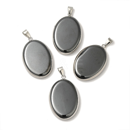 Synthetic Non-magnetic Hematite Pendants G-M415-01P-03-1