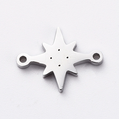 Non-Tarnish 304 Stainless Steel Links connectors for Jewelry Making LS-STAS-G215-30P-1