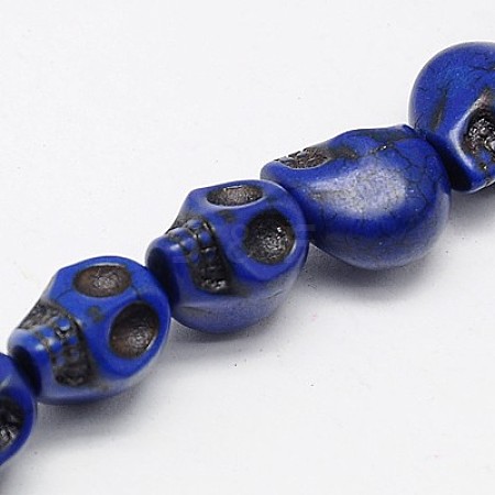 Synthetic Turquoise Beads Strands TURQ-G113-10x12mm-13-1