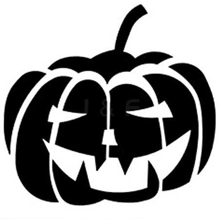 Halloween Pumpkin PET Drawing Stencil PW-WG09E87-01-1