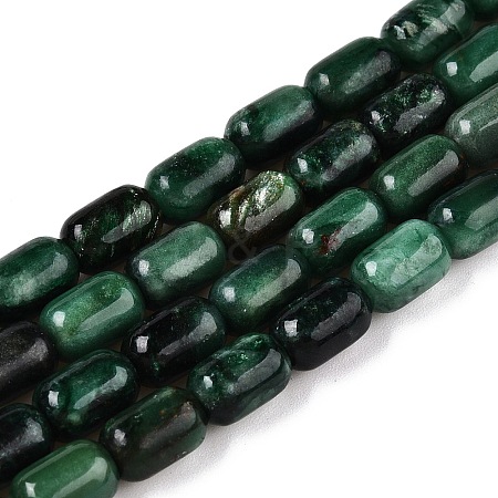 Natural Fuchsite Beads Strands G-G980-34A-1