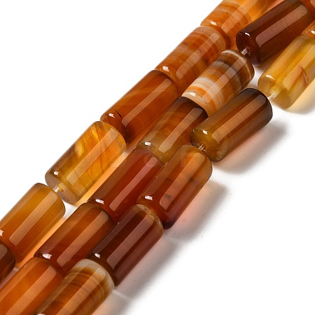 Natural Agate Beads Strands G-H295-E01-03-1