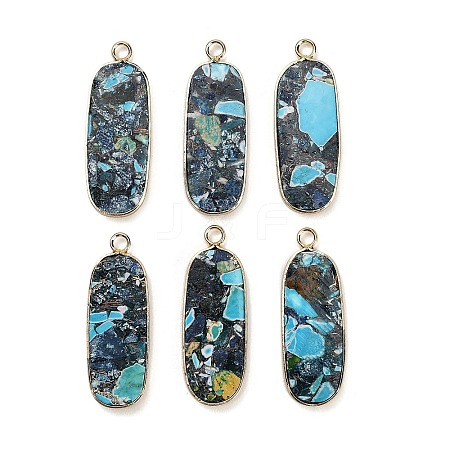 Dyed Synthetic Imperial Jasper Pendants GG-CBAA20A-05G-01-1