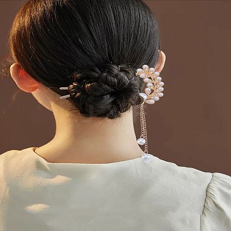 1Pc Zinc Alloy Hair Forks OHAR-LP0002-02-1