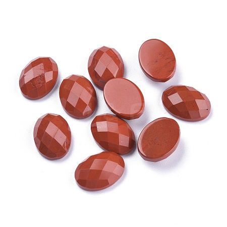 Natural Red Jasper Cabochons G-G760-A04-1