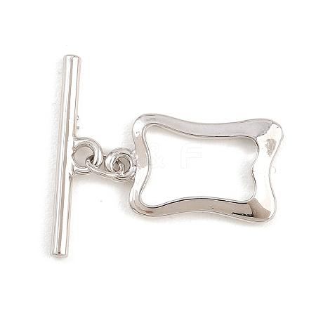 Brass Toggle Clasps KK-G548-41P-04-1