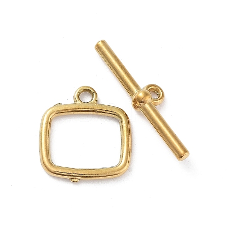 Ion Plating(IP) 304 Stainless Steel Toggle Clasps STAS-A092-07G-1