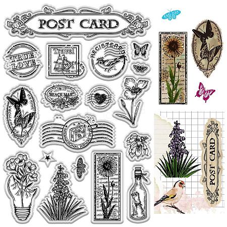 Custom PVC Plastic Clear Stamps DIY-WH0439-0344-1