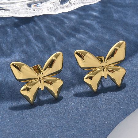 304 Stainless Steel Stud Earrings for Women EJEW-L296-012G-03-1