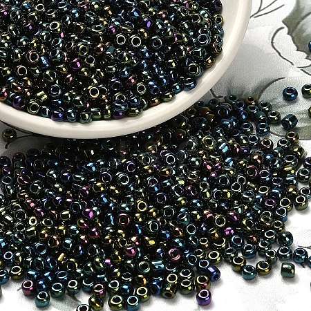 FGB 6/0 Grade A Round Glass Seed Beads SEED-Q008-4mm-F605-1