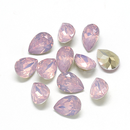 Pointed Back Resin Rhinestone Cabochons RESI-T014-13x18mm-A10-1