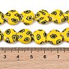 Handmade Millefiori Glass Heart Bead Strands LK-P017-13-3