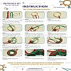 Christmas Theme DIY Cotton Threads Pendant Decoration Making Kits DIY-SC0028-31-7