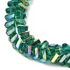 Electroplate Glass Bead Strands GLAA-F092-A03-3