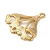 Brass Hollow Links KK-O100-17G-01-2