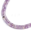 Natural Lepidolite/Purple Mica Stone Beads Strands G-H230-55-4