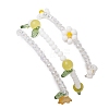 3Pcs 3 Colors Acrylic Charms Bracelets Sets for Women BJEW-TA00577-8