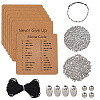 DIY Morse Code CCB Plastic Beads Bracelets Making Kits DIY-DC0003-90B-1