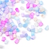 4800Pcs 8 Colors Glass Bugle Beads SEED-YW0001-34-5