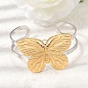 Two-Tone 304 Stainless Steel Cuff Bangles for Women BJEW-Z170-01GP-03-1